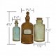 3x Tim Holtz bigz chipboard stansen apothecary bottles - 1 - Thumbnail