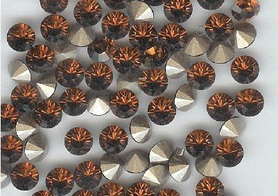 Swarovski 1028 Smoked Topaz 2mm pp14 10 Stuk. - 1