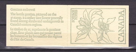 Canada 1978 Queen Elizabeth II Gentiana andrewsii PB - 2