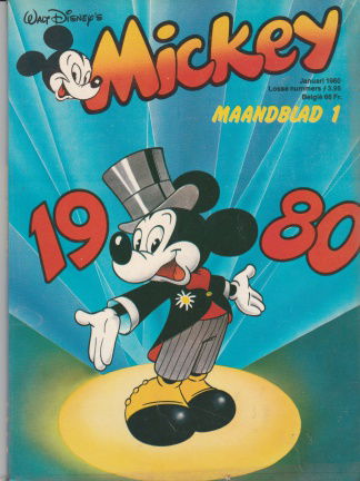 Mickey, maandblad no. 1, jan. 1980 - nr. 1