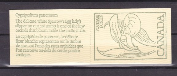 Canada 1978 Queen Elizabeth II Cypripedium passerium PB - 2