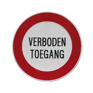 inrit ( uitrit ) vrijlaten verbodsborden - 5