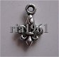 bedeltje/charm bloem:fleur de lis mini-16x10 mm - 1 - Thumbnail