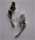 bedeltje/charm bloem:tulp met steel - 22 mm - 1 - Thumbnail