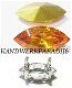 Swarovski 4200/02 Topaz 15x7mm +Holder Per Stuk - 1 - Thumbnail