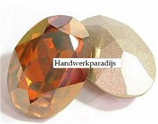 Swarovski 4120 Crystal Copper 18 x 13mm 6 Stuk.