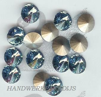 Swarovski 1122 Aquamarine ss39 Per Stuk - 1