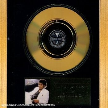 Michael Jackson - Thriller Limited Edition Gold Disc (Nieuw) - 1