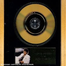Michael Jackson - Thriller Limited Edition Gold Disc (Nieuw)