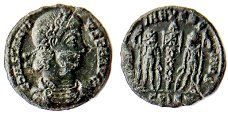 Romeinse munt Constantius Sear 3998