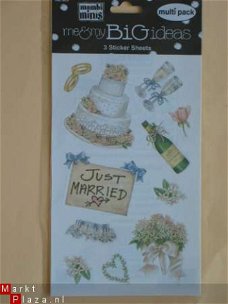 OPRUIMING mambi scrapboekstickers wedding