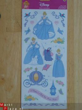 OPRUIMING: disney scrapboekstickers assepoester - 1