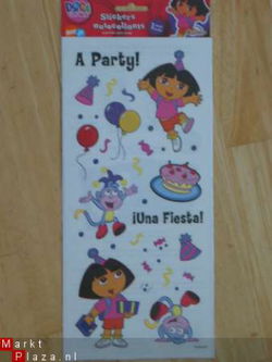 OPRUIMING: disney scrapboekstickers dora party