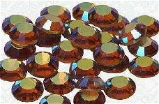 Swarovski 2028 Light Colorado Topaz AB 4mm ss16 Per Stuk