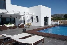 Luxe moderne villa met zeezicht te koop, Moraira