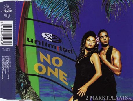 2 Unlimited - No One 6 Track CDSingle - 1