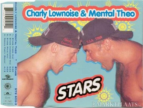 Charly Lownoise & Mental Theo - Stars 4 Track CDSingle - 1