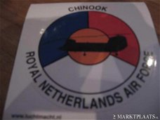 Chinook - Luchtmachtsticker Royal Netherlands Air Force