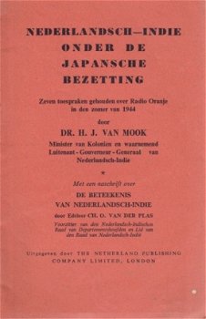 HJ van Mook ; Nederlands Indië onder de Japansche Bezetting - 1
