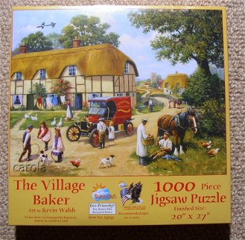 SunsOut - The Village Baker - 1000 Stukjes Nieuw - 2