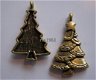 bedeltje/charm kerst:kerstboom groot goud - 30 mm - 1 - Thumbnail