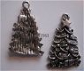 bedeltje/charm kerst:kerstboom + cadeaus - 26x16 mm - 1 - Thumbnail