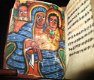 Koptisch Manuscript (19e eeuw) 3 miniaturen Psalter Bijbel - 1 - Thumbnail