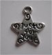 bedeltje/charm kerst:ster 07 - just for you - 15x12 mm:10 voor 0,75 - 1 - Thumbnail