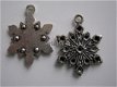 bedeltje/charm kerst:sneeuwster 15 - 25x20 mm - 1 - Thumbnail