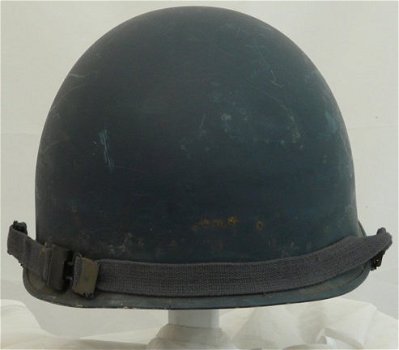 Helm, type: M53 (Troepenhelm), Politie / Mobiele Eenheid, 1979.(Nr.1) - 2