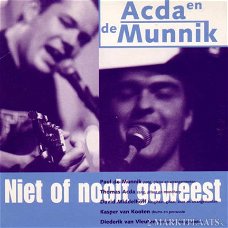 Acda En De Munnik - Niet Of Nooit Geweest 2 Track CDSingle