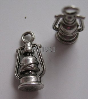 bedeltje/charm inboedel : olielamp - 19x10 mm - 1