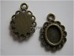 bedeltje/charm inboedel : frame klein brons - 19 mm - 1 - Thumbnail