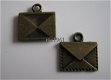 bedeltje/charm overig :envelopje brons -15x14 mm - 1 - Thumbnail