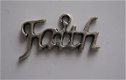 bedeltje/charm overig: faith letters - 24x12 mm - 1 - Thumbnail