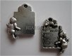 bedeltje/charm baby:geboorte tegel - 20x15 mm - 1 - Thumbnail