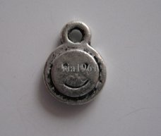 bedeltje/charm overig:mini-smile - 12x9 mm