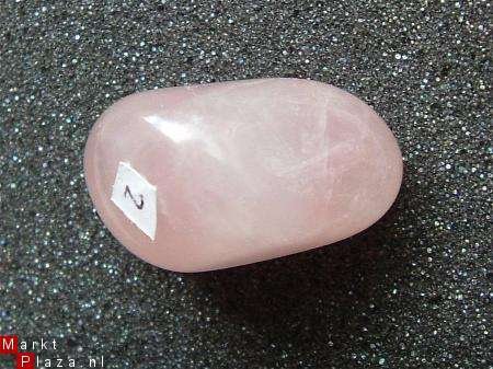 #2 Roze Kwarts Rosaquartz Rosa quartz - 1