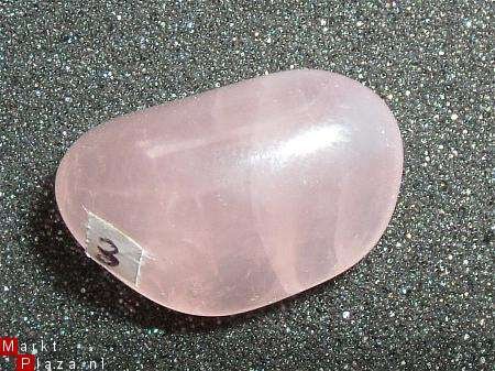 #3 Roze Kwarts Rosaquartz Rosa quartz - 1