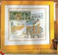 borduurpatroon 3007 schilderij met olifant,cobra en tijger - 1 - Thumbnail