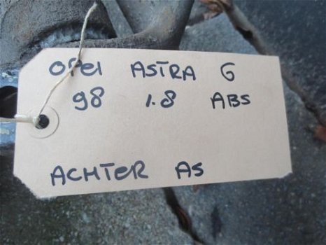 Achteras astra G vanaf 1998 met schijfremmen met ABS 5 gaats - 2