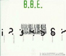 B.B.E. - Seven Days & One Week 3 Track CDSingle