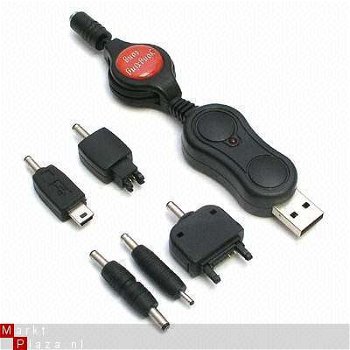 USB Telefoon Oplader Universeel (30 stuks) - 1