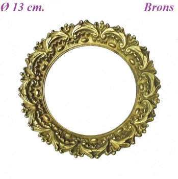=== Kolompendule ring = brons = oud === 25896 - 1