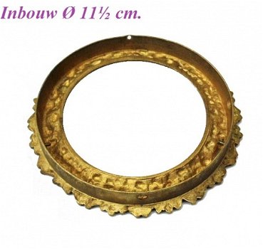 === Kolompendule ring = brons = oud === 25896 - 2