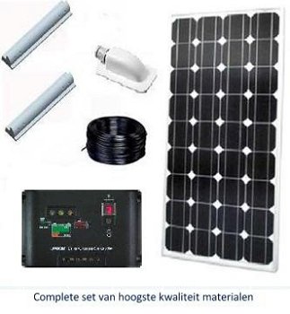 Denson 120 Watt zonnepanelset voor op de camper/caravan of boot - 2