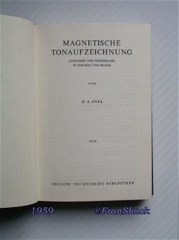 [1959] Magnetische Tonaufzeichnung, Snel, Philips - 2