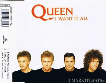 Queen - I Want It All 3 Track CDSingle - 1