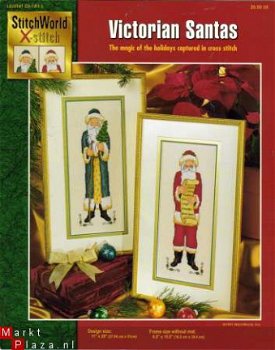 Stitich World X-Stitch Victorian Santa's heel nieuw leaflet - 1