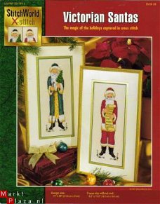 Stitich World X-Stitch Victorian Santa's heel nieuw leaflet